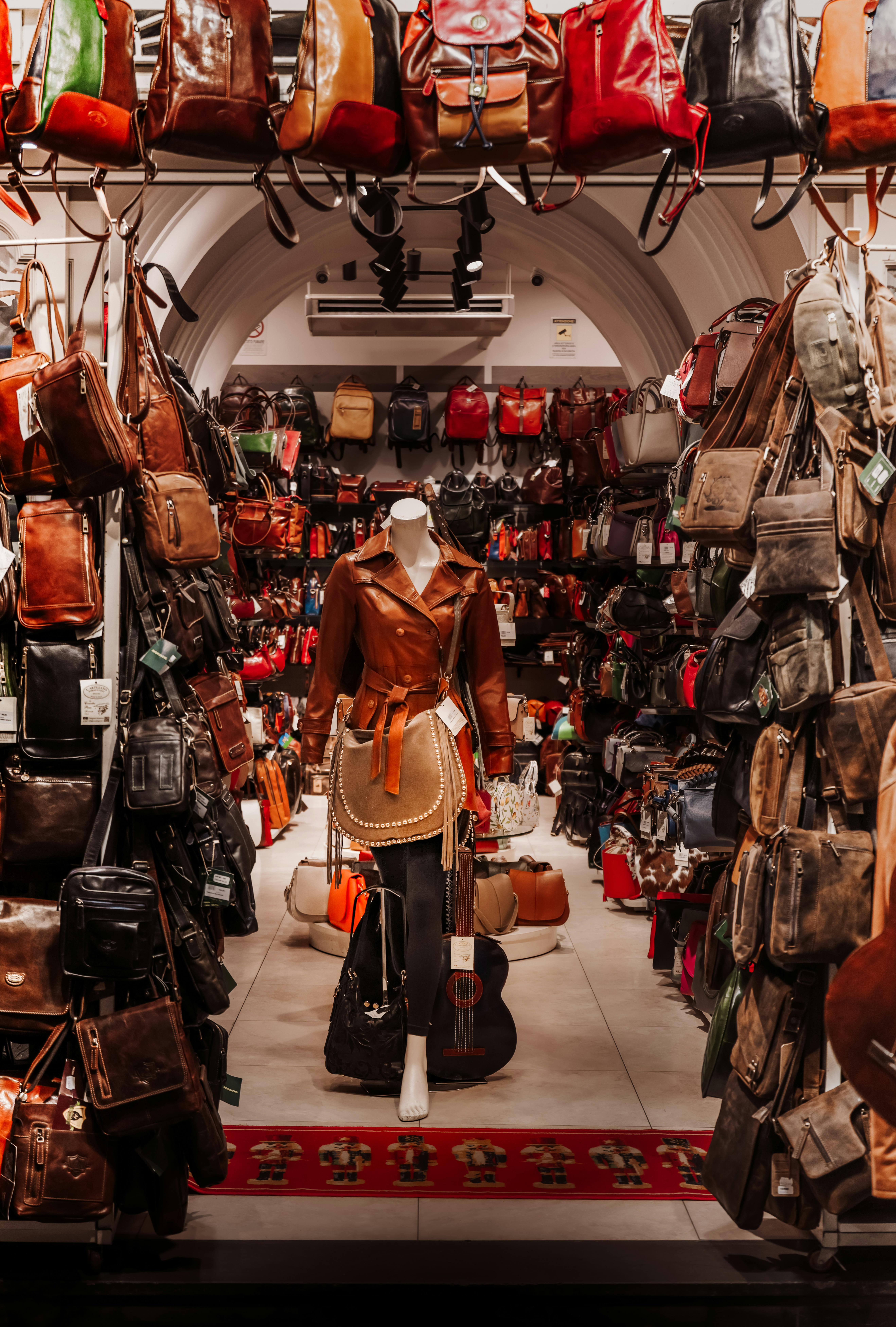 NexTag leather shop storefront